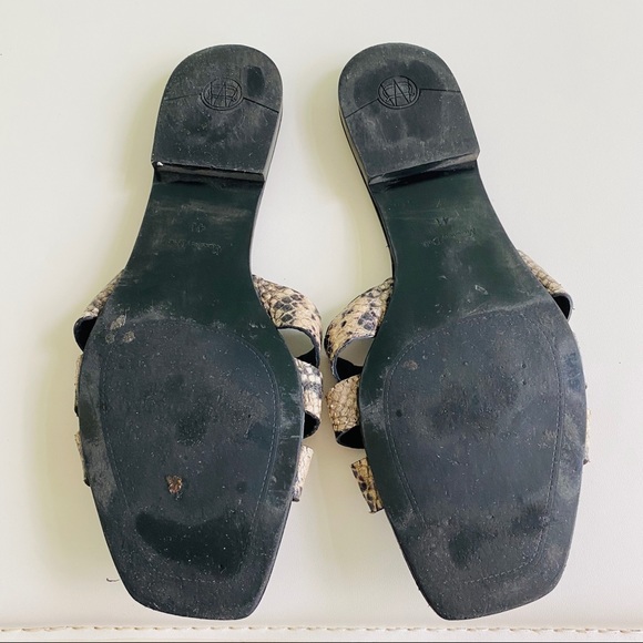 Massimo Dutti Python Skin Sandals - Picture 4 of 4